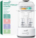 Grownsy Electric Baby Bottle Steriliser and Dryer, 8-Min Sterilisation