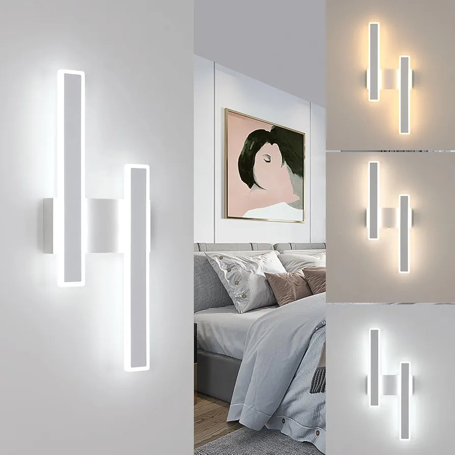 DELIPOP Indoor Led Wall Lights 32W 3600LM, 3 Adjustable Color Temperature