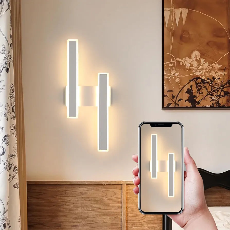DELIPOP Indoor Led Wall Lights 32W 3600LM, 3 Adjustable Color Temperature