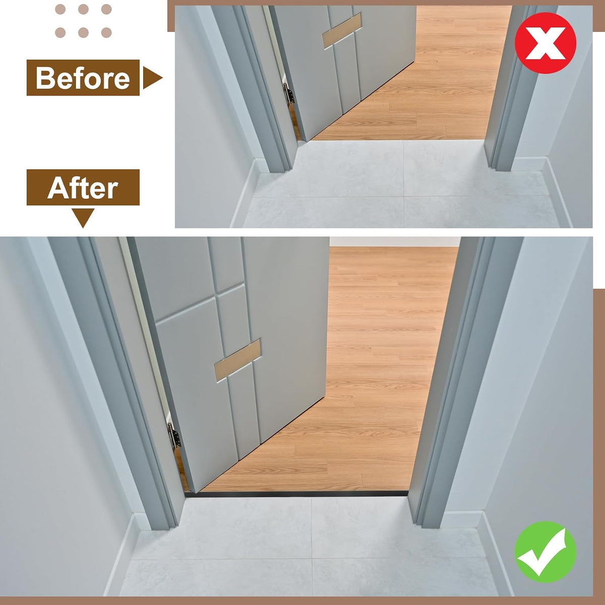 sourcing map 3Pcs 2.9ft x 0.47" t Molding Floor Transition Strips, Aluminium Alloy Vinyl Flooring Gap Trim for Joining Laminate Planks Tiles Floor Gaps, Gold 2.9Ft x 0.47" Gold 3