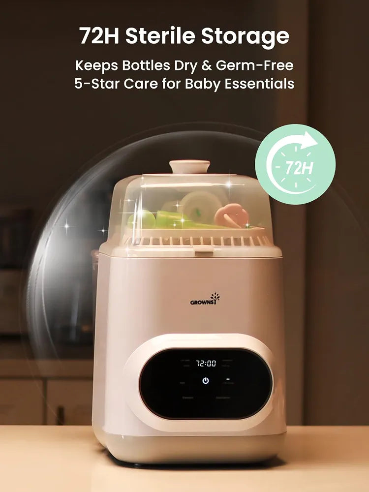 Grownsy EaseClean Bottle Washer All-in-One Washer and Steriliser and Dryer