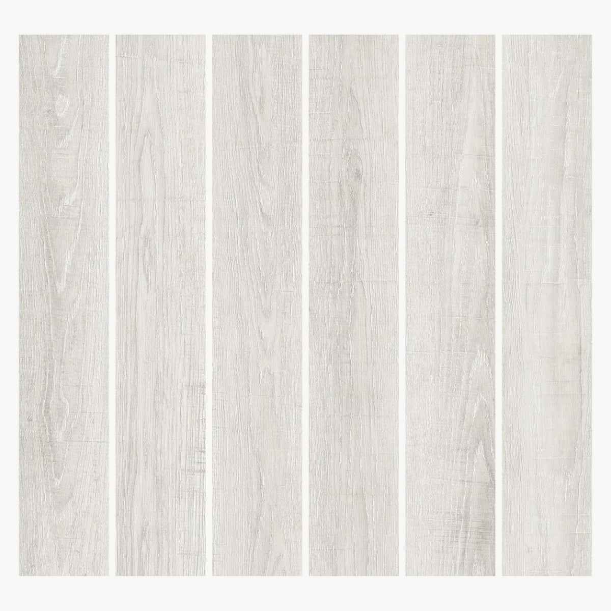 MULGREAT Vinyl Flooring, 16Pieces Self Adhesive Vinyl Floor Tiles, Waterproof Peel and Stick Floor Planks for Bedroom Bathroom Kitchen Hallway 16 Planks (2.23m²) Tea White