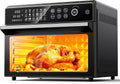 30L Air Fryer Oven, 18 in 1 Presets Dual-Cook Function Air Fryer, 360°Hot Air Circulation Technology/Digital Knob/LED Touch Panel/Timer & Temperature Control, Oil-Less Cooking, 7 Accessories, 1800W