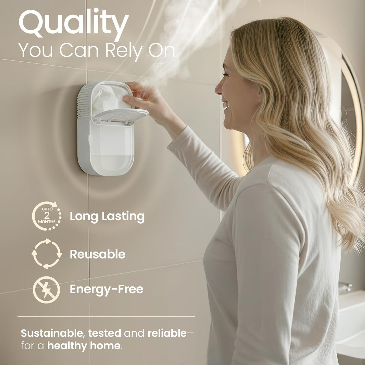 Vellure® 8x Refill Sachets/Refill Bags for Dehumidifiers for Home Wall-Mounted wardrobe dehumidifier