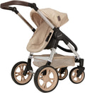Celuna Premium Stone Dolls Travel System with 4 Pram Modes | Adjustable Handle 66.5–75cm | Foldable Dolls Pram & Pushchair