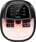 RENPHO Foot Spa and Massager with Heater,Foot Massager,Foot Bath,Deep Black