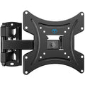 PERLESMITH TV Wall Bracket 13–42" 20kg Weight Capacity Max VESA 200x200mm, Solid and Sturdy TV Mount with Swivel Tilt Level Tool and Cable Ties  PSSFK1