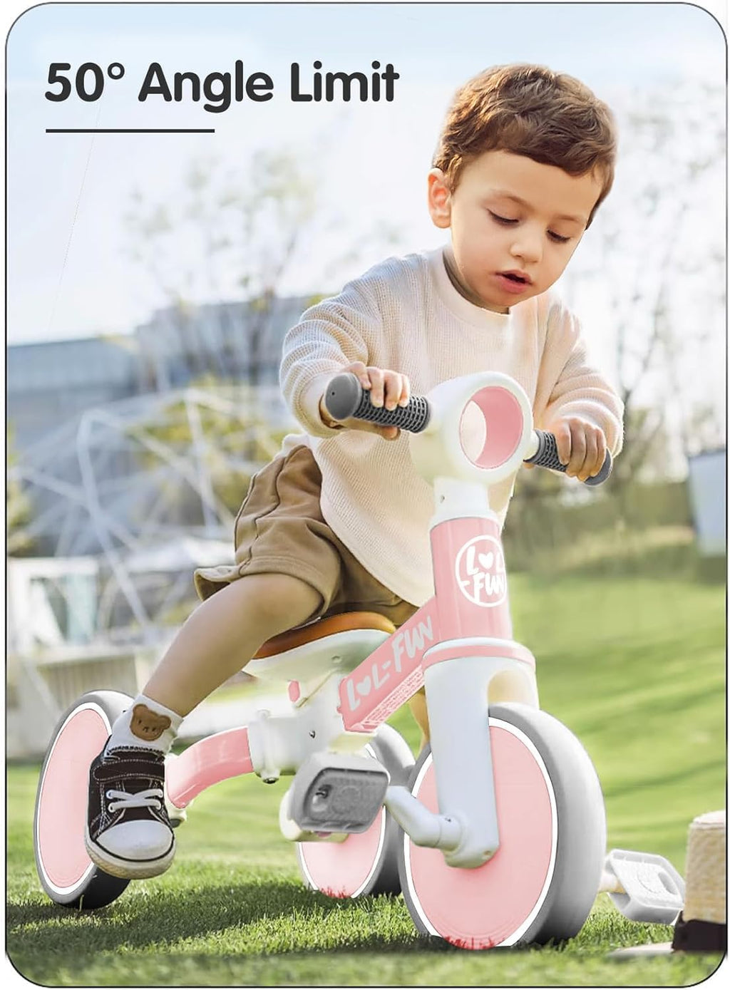 LOL-FUN Toddler Tricycle 1-3 Year Old