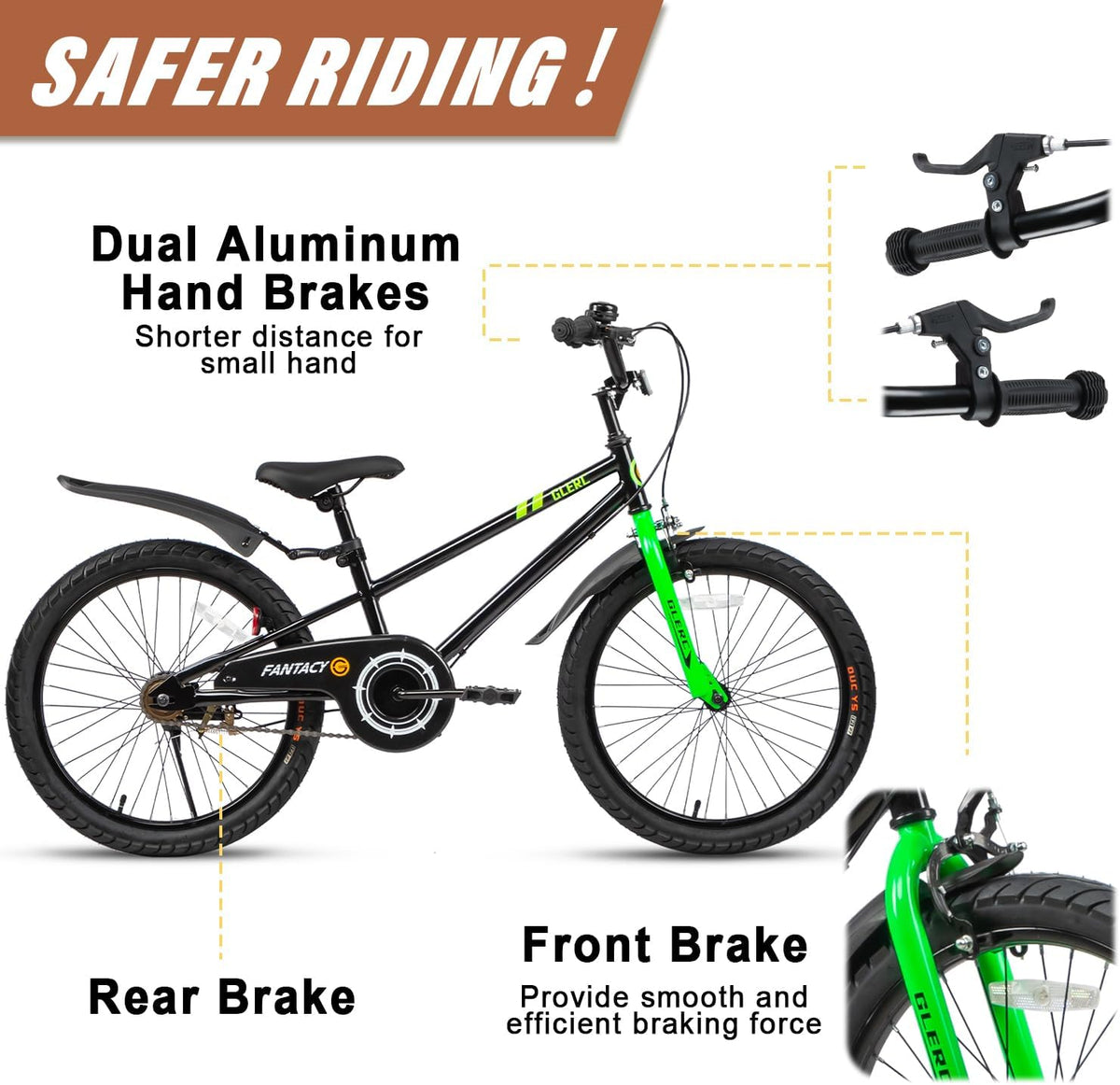 Glerc Fantacy 20 Inch Bike Child for 2-14 Years Old