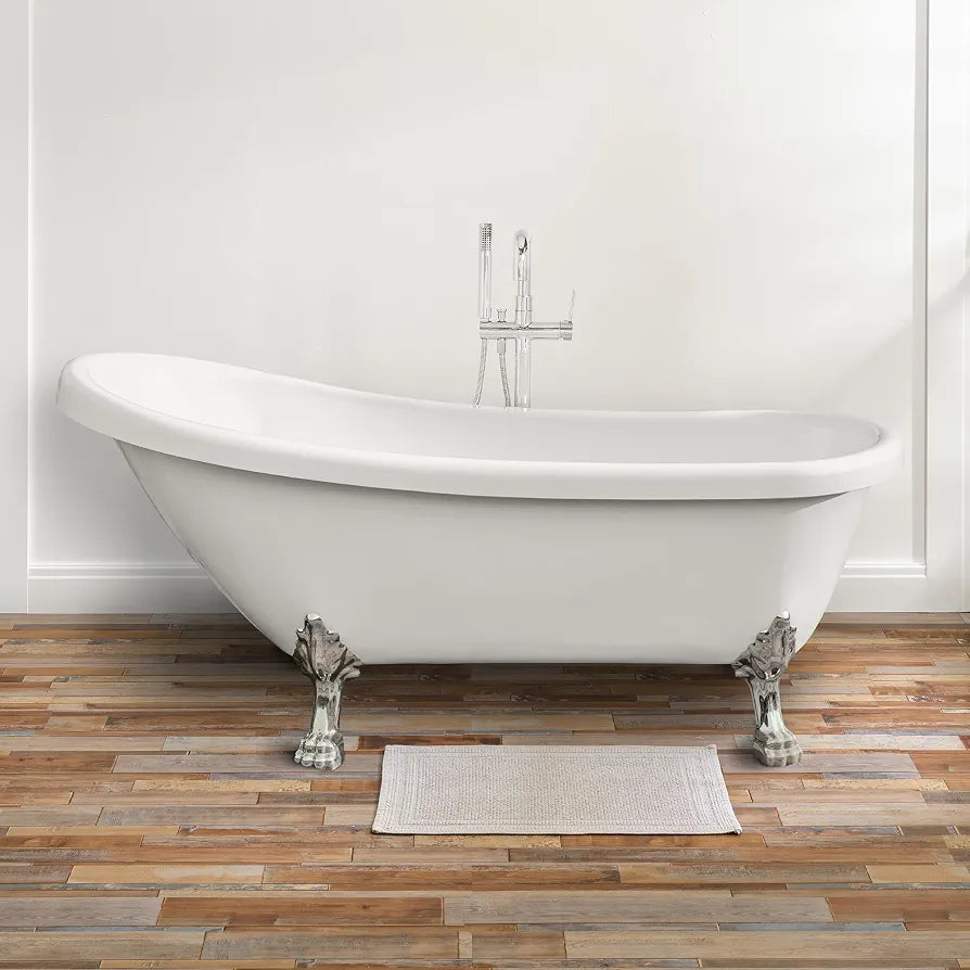 AMBULABO Wood Effect Vinyl Self Adhesive Floor Planks – 36pcs  for Quick Peel and Stick Flooring 
