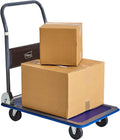 Heavy Duty Aluminium Folding Sack Trolley Hand Truck Barrow Transport Wheels Extendable Handle (150 kg)