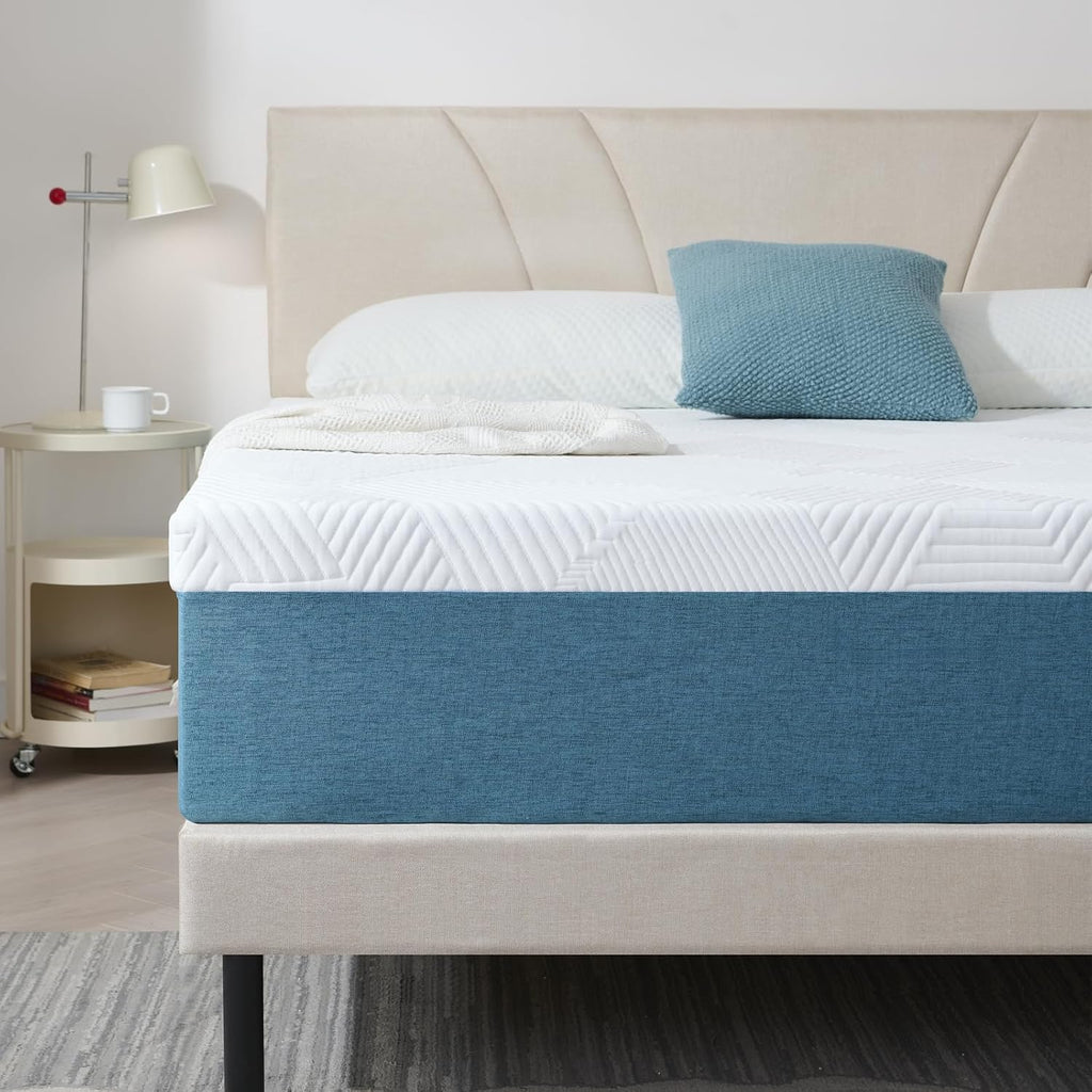 Hiimgo Super King Memory Foam Mattress 180x200x25cm,Medium Firm | 25CM Memory Foam, Breathable Medium Firm, Perfect for Body Support, Durable Super King(180x200x25cm)