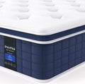 Inofia Double Mattress, 12 Inch Memory Foam Sprung Mattress Airy Cooling | Sleep Cool and Supportive,Pressure Relieving,Airy Comfort Foam,Medium Firm,Hybrid Mattress,Breathable, Motion Isolation Double(135×190×30cm)