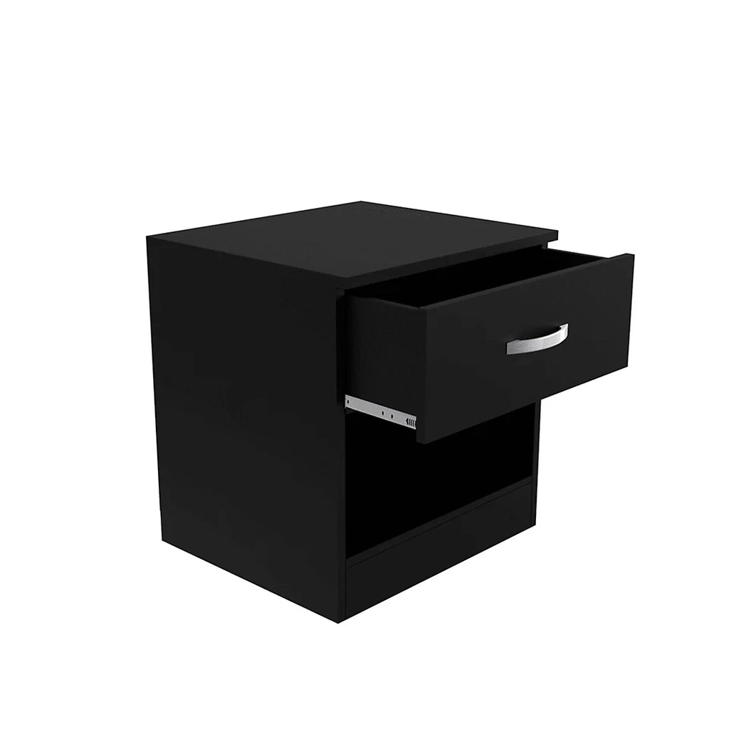 Bedroom Furniture Bedside Table   Black