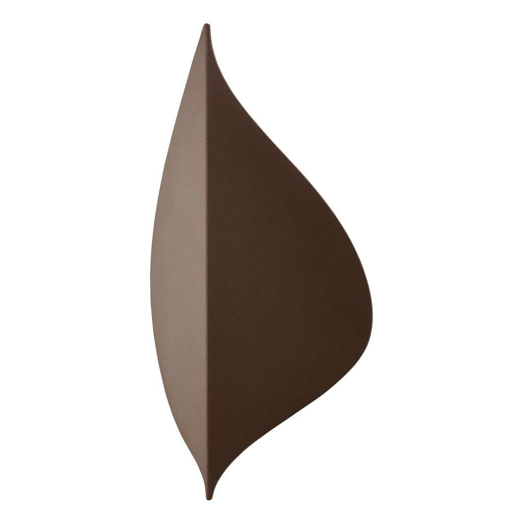 Zink Alani 9.5W LED Leaf Style Outdoor Wall Light Cool White in Rust